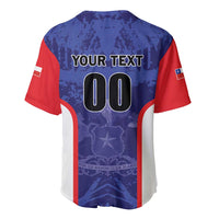 Custom Football Chile Baseball Jersey Vamos La Roja - Wonder Print Shop
