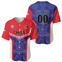 Custom Football Chile Baseball Jersey Vamos La Roja - Wonder Print Shop