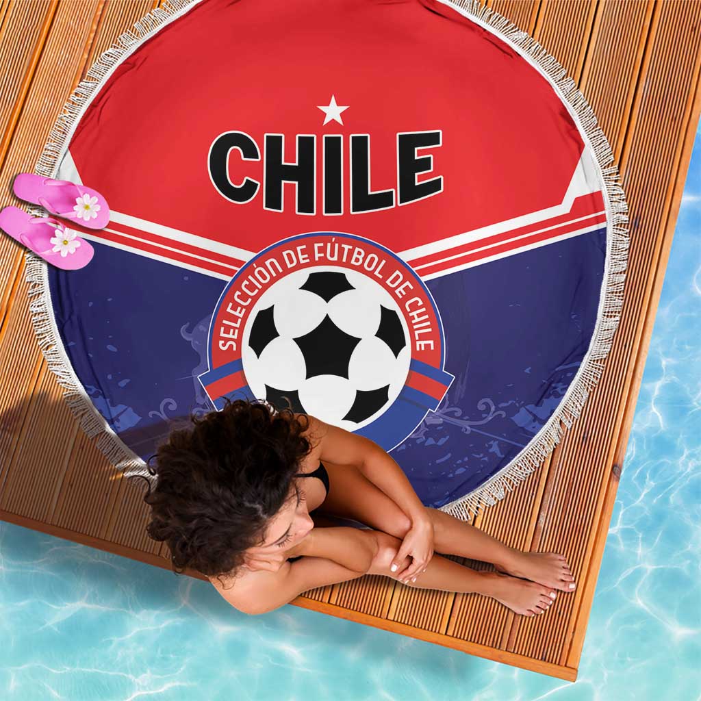 Football Chile Beach Blanket Vamos La Roja - Wonder Print Shop