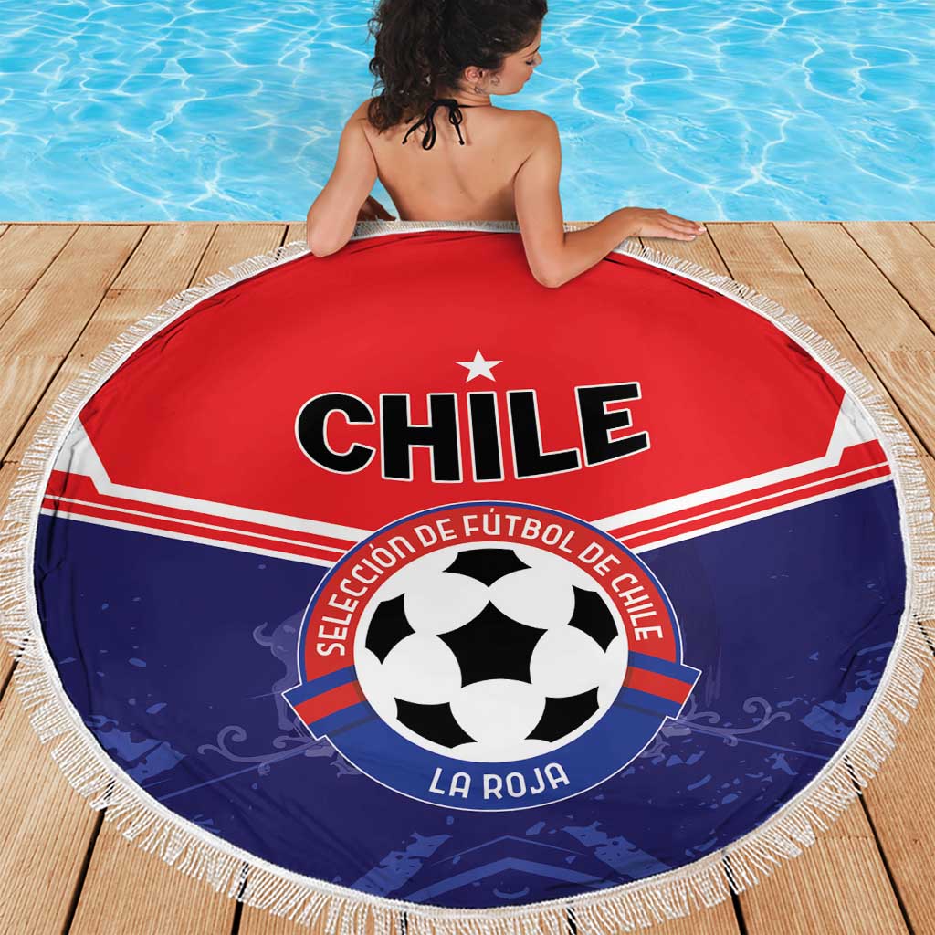 Football Chile Beach Blanket Vamos La Roja - Wonder Print Shop