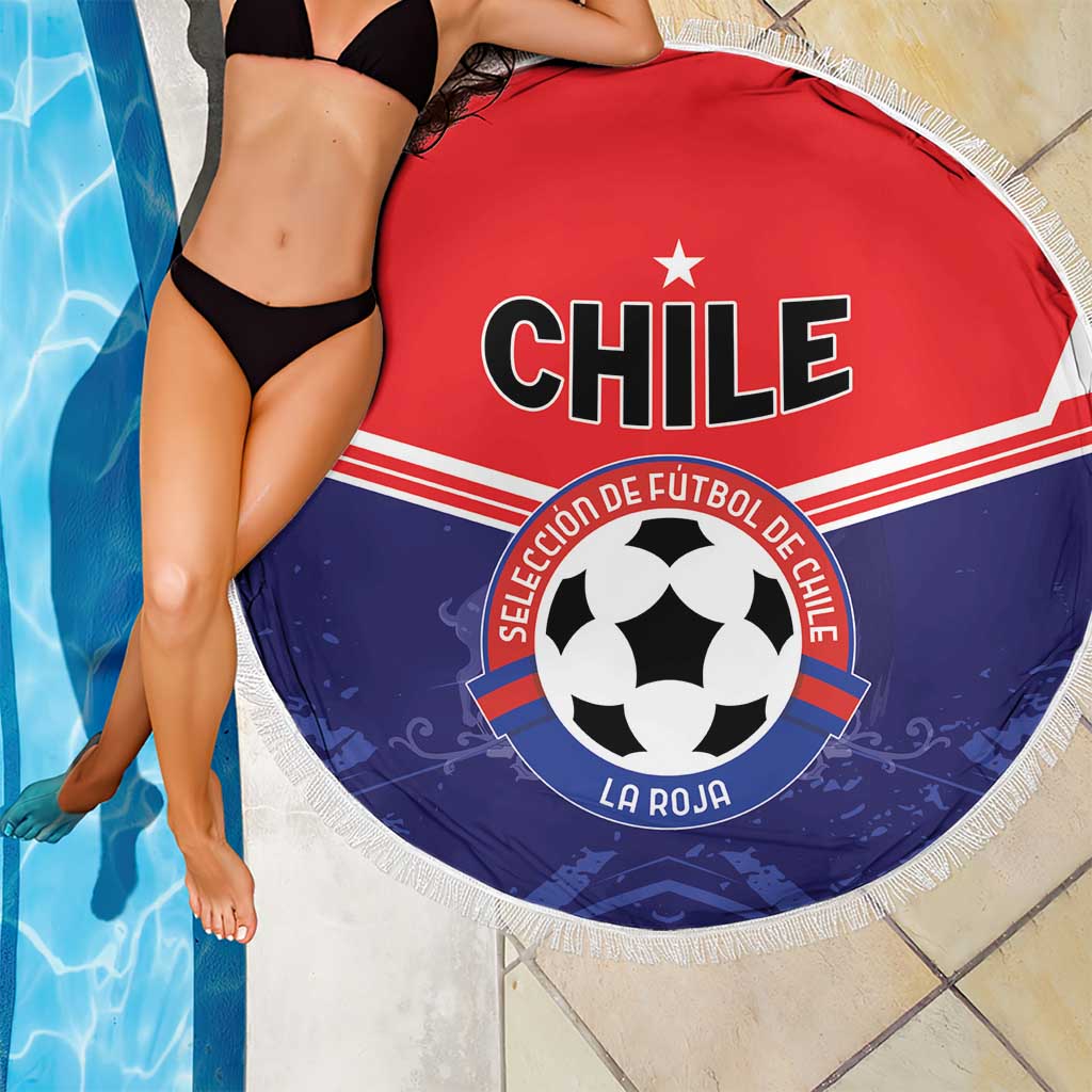 Football Chile Beach Blanket Vamos La Roja - Wonder Print Shop