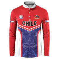 Custom Football Chile Button Sweatshirt Vamos La Roja - Wonder Print Shop