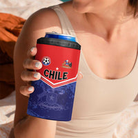 Custom Football Chile 4 in 1 Can Cooler Tumbler Vamos La Roja - Wonder Print Shop