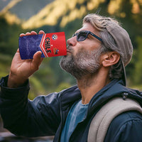 Custom Football Chile 4 in 1 Can Cooler Tumbler Vamos La Roja - Wonder Print Shop