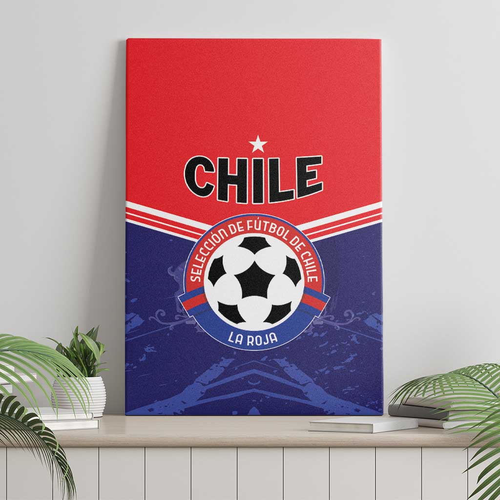 Football Chile Canvas Wall Art Vamos La Roja - Wonder Print Shop