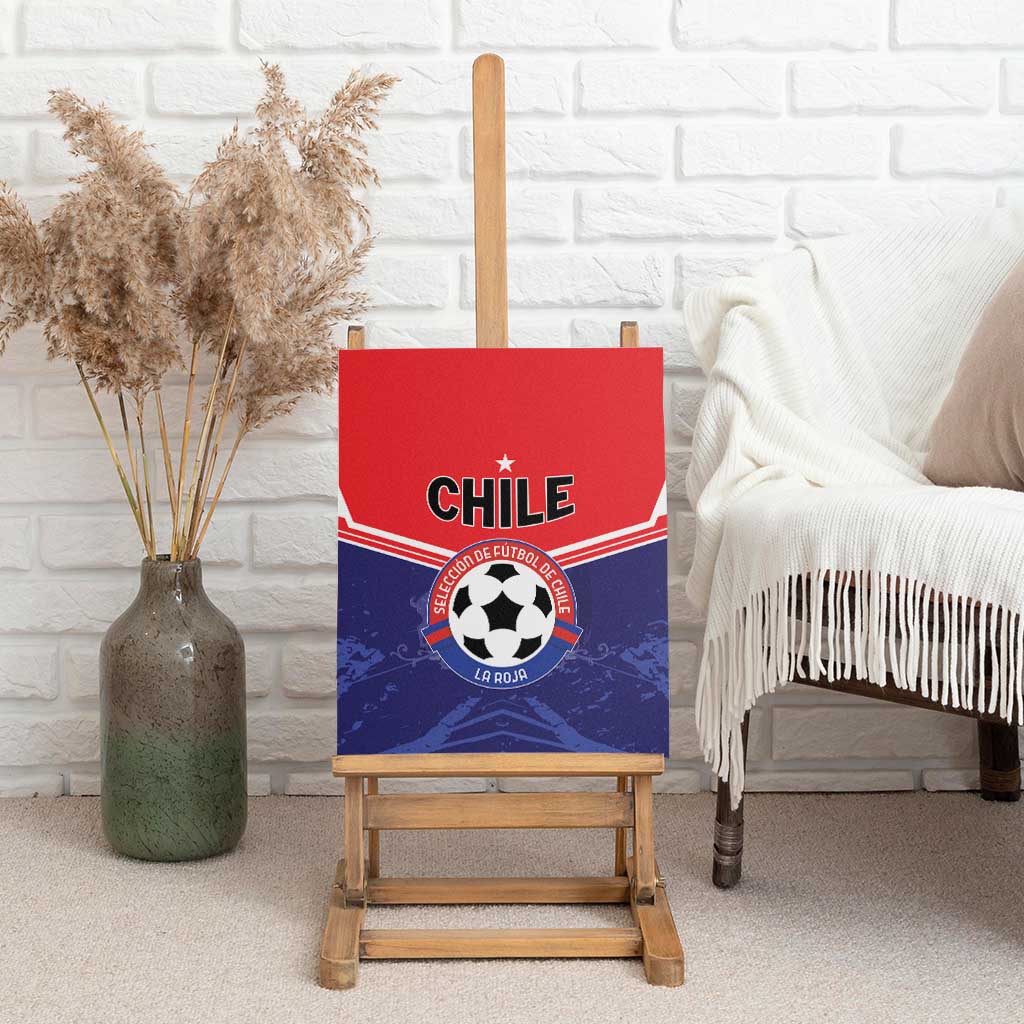 Football Chile Canvas Wall Art Vamos La Roja - Wonder Print Shop