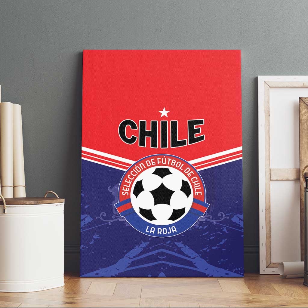 Football Chile Canvas Wall Art Vamos La Roja - Wonder Print Shop