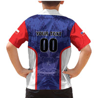 Custom Football Chile Family Matching Mermaid Dress and Hawaiian Shirt Vamos La Roja - Wonder Print Shop