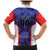 Custom Football Chile Family Matching Mermaid Dress and Hawaiian Shirt Vamos La Roja - Wonder Print Shop