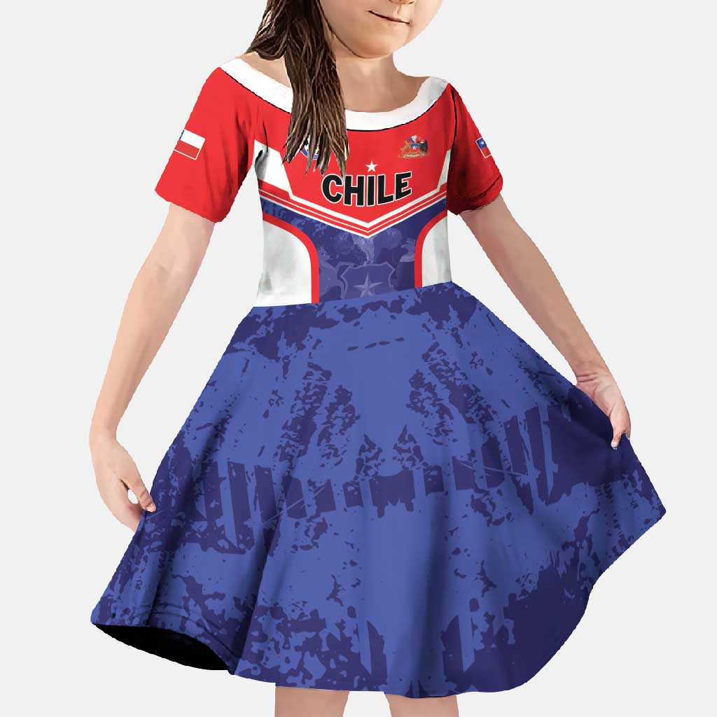 Custom Football Chile Family Matching Mermaid Dress and Hawaiian Shirt Vamos La Roja - Wonder Print Shop