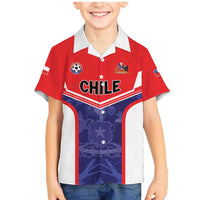 Custom Football Chile Family Matching Mermaid Dress and Hawaiian Shirt Vamos La Roja - Wonder Print Shop