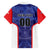 Custom Football Chile Family Matching Off The Shoulder Long Sleeve Dress and Hawaiian Shirt Vamos La Roja - Wonder Print Shop