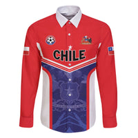 Custom Football Chile Family Matching Off The Shoulder Long Sleeve Dress and Hawaiian Shirt Vamos La Roja - Wonder Print Shop