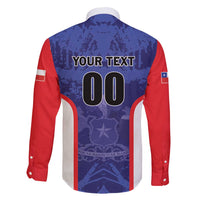 Custom Football Chile Family Matching Short Sleeve Bodycon Dress and Hawaiian Shirt Vamos La Roja - Wonder Print Shop