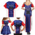 Custom Football Chile Family Matching Summer Maxi Dress and Hawaiian Shirt Vamos La Roja - Wonder Print Shop