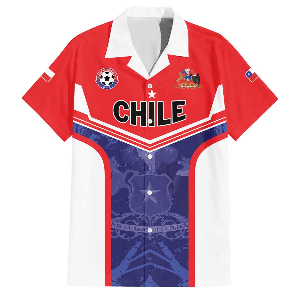 Custom Football Chile Family Matching Summer Maxi Dress and Hawaiian Shirt Vamos La Roja - Wonder Print Shop