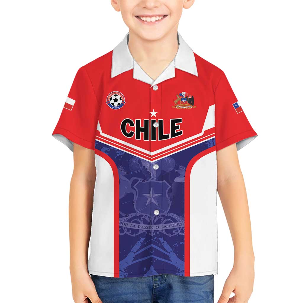 Custom Football Chile Family Matching Tank Maxi Dress and Hawaiian Shirt Vamos La Roja - Wonder Print Shop