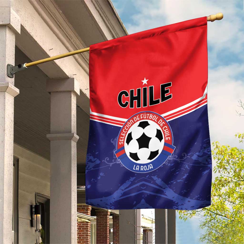 Football Chile Garden Flag Vamos La Roja - Wonder Print Shop