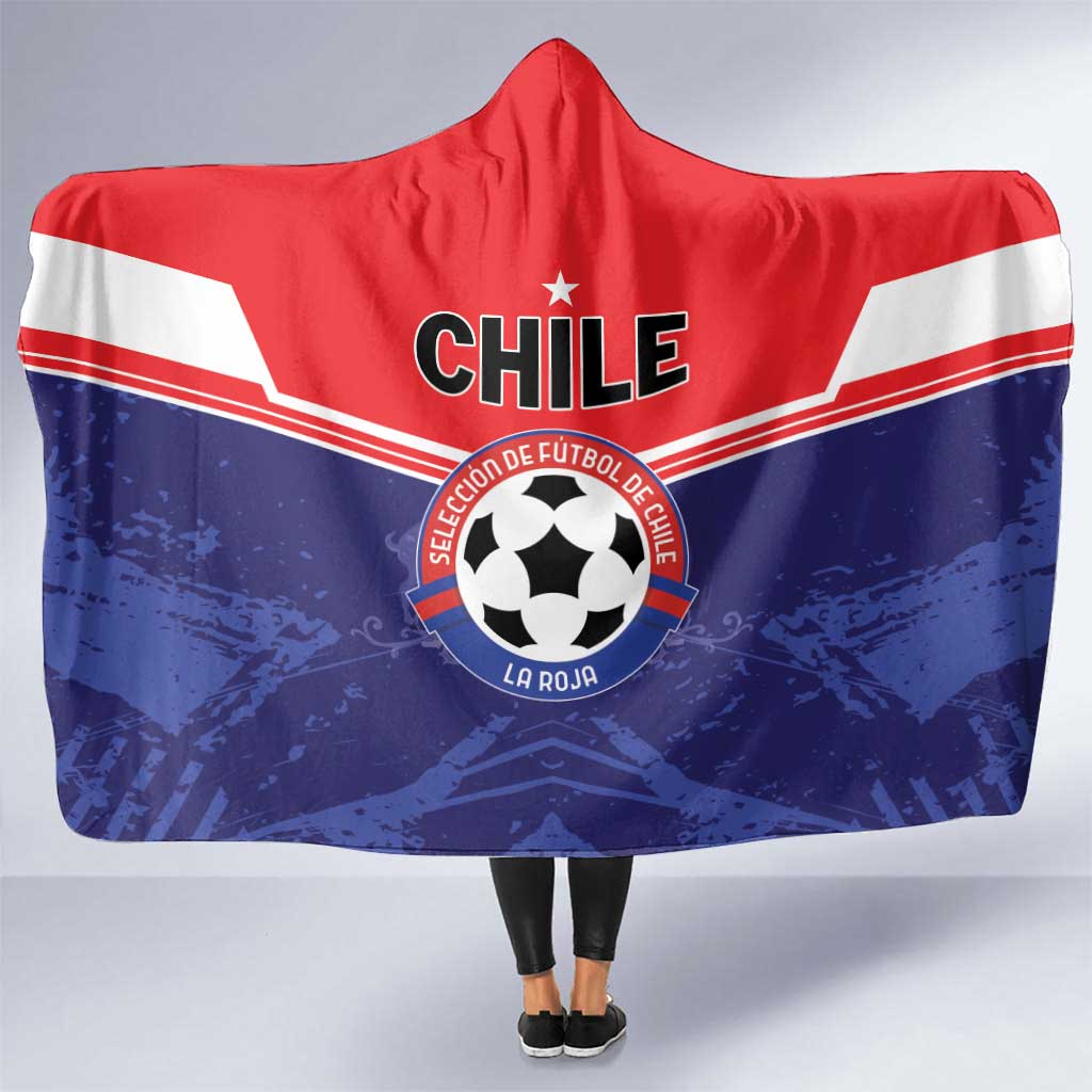Football Chile Hooded Blanket Vamos La Roja - Wonder Print Shop