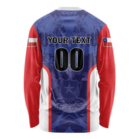 Custom Football Chile Long Sleeve Shirt Vamos La Roja - Wonder Print Shop