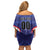 Custom Football Chile Off Shoulder Short Dress Vamos La Roja - Wonder Print Shop