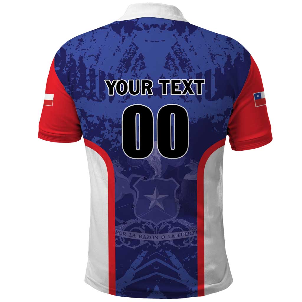 Custom Football Chile Polo Shirt Vamos La Roja - Wonder Print Shop