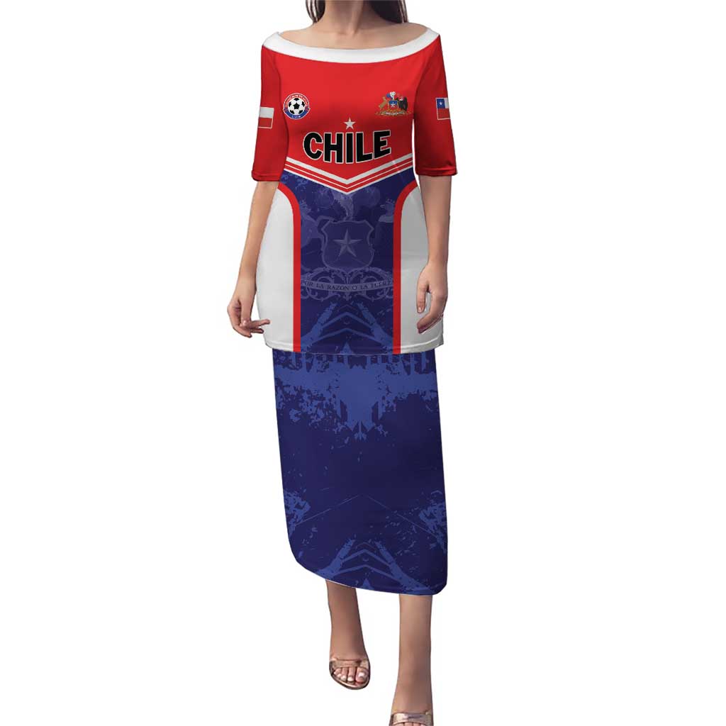 Custom Football Chile Puletasi Vamos La Roja - Wonder Print Shop