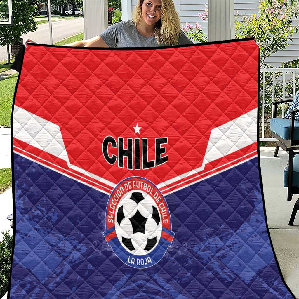 Football Chile Quilt Vamos La Roja - Wonder Print Shop