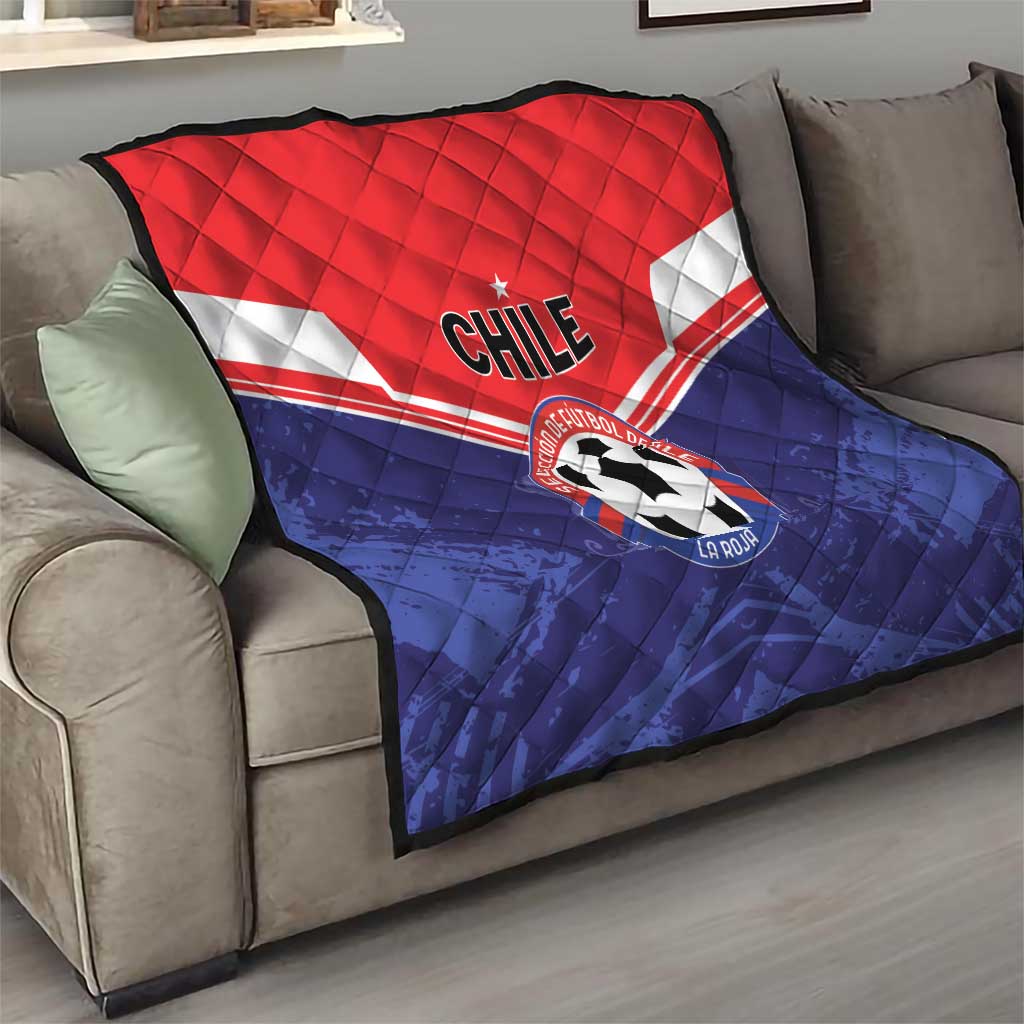 Football Chile Quilt Vamos La Roja - Wonder Print Shop