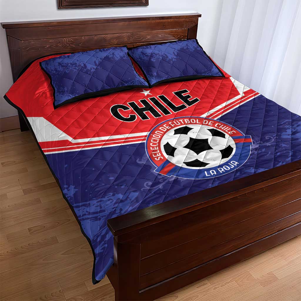 Football Chile Quilt Bed Set Vamos La Roja - Wonder Print Shop