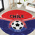 Football Chile Round Carpet Vamos La Roja - Wonder Print Shop