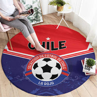 Football Chile Round Carpet Vamos La Roja - Wonder Print Shop
