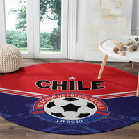 Football Chile Round Carpet Vamos La Roja - Wonder Print Shop