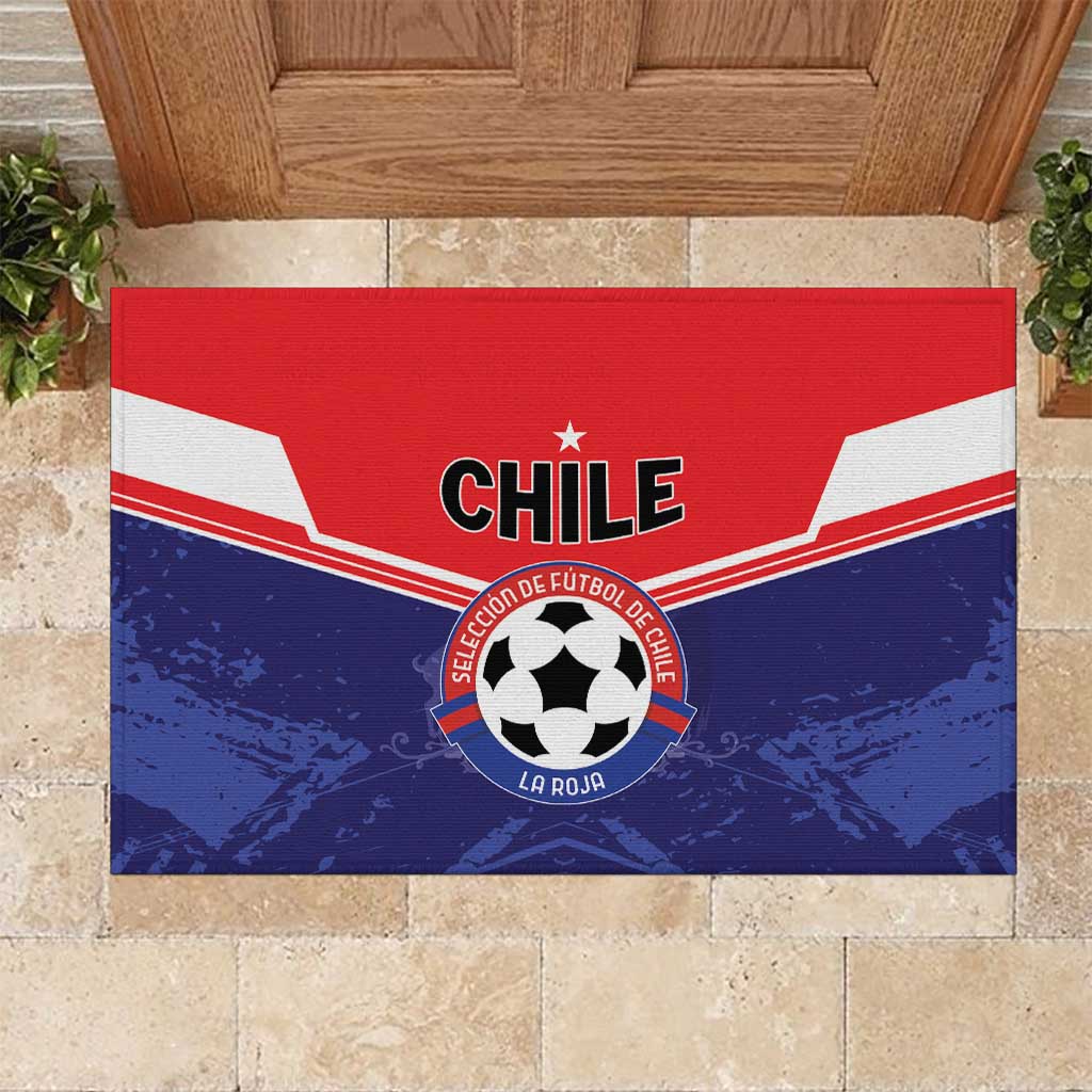 Football Chile Rubber Doormat Vamos La Roja - Wonder Print Shop