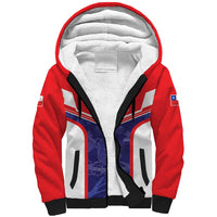 Custom Football Chile Sherpa Hoodie Vamos La Roja - Wonder Print Shop