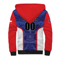 Custom Football Chile Sherpa Hoodie Vamos La Roja - Wonder Print Shop