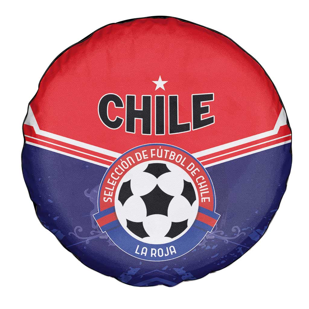 Football Chile Spare Tire Cover Vamos La Roja - Wonder Print Shop