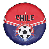 Football Chile Spare Tire Cover Vamos La Roja - Wonder Print Shop