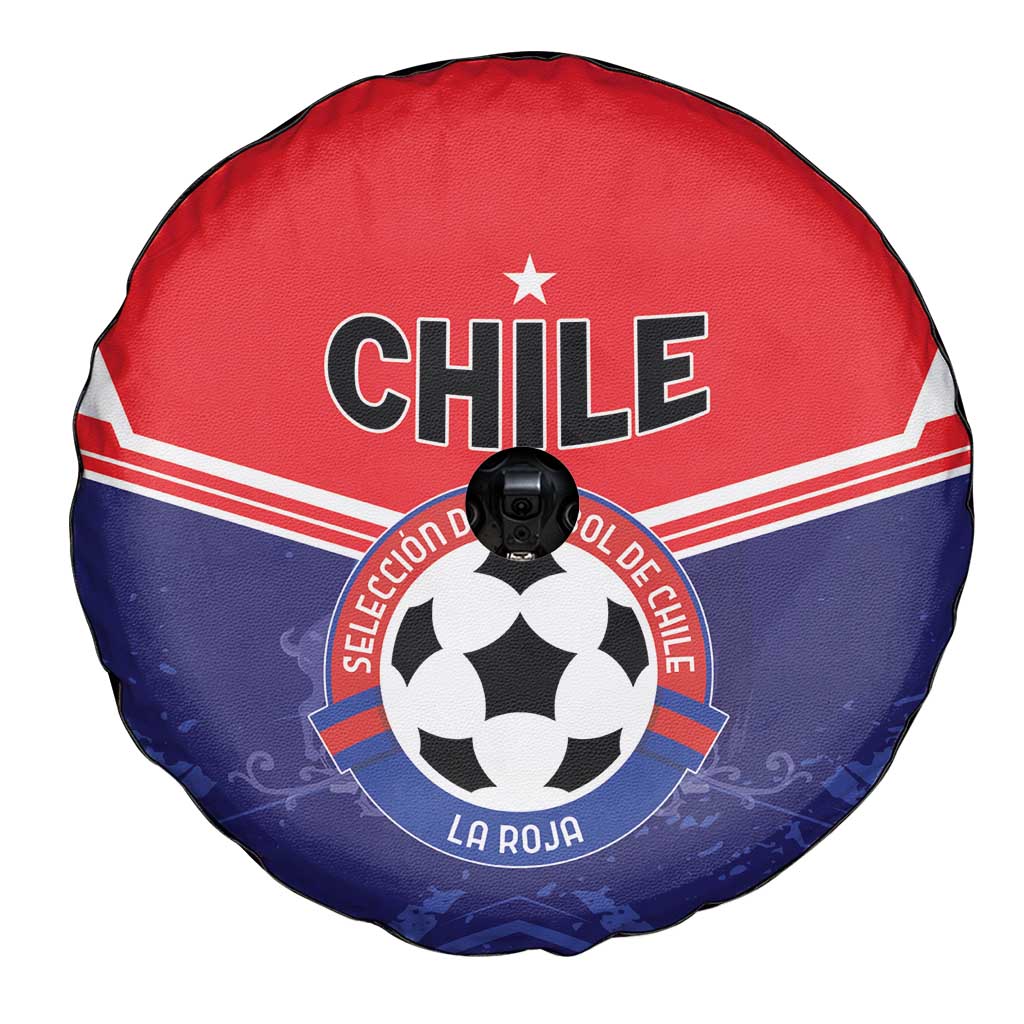 Football Chile Spare Tire Cover Vamos La Roja - Wonder Print Shop