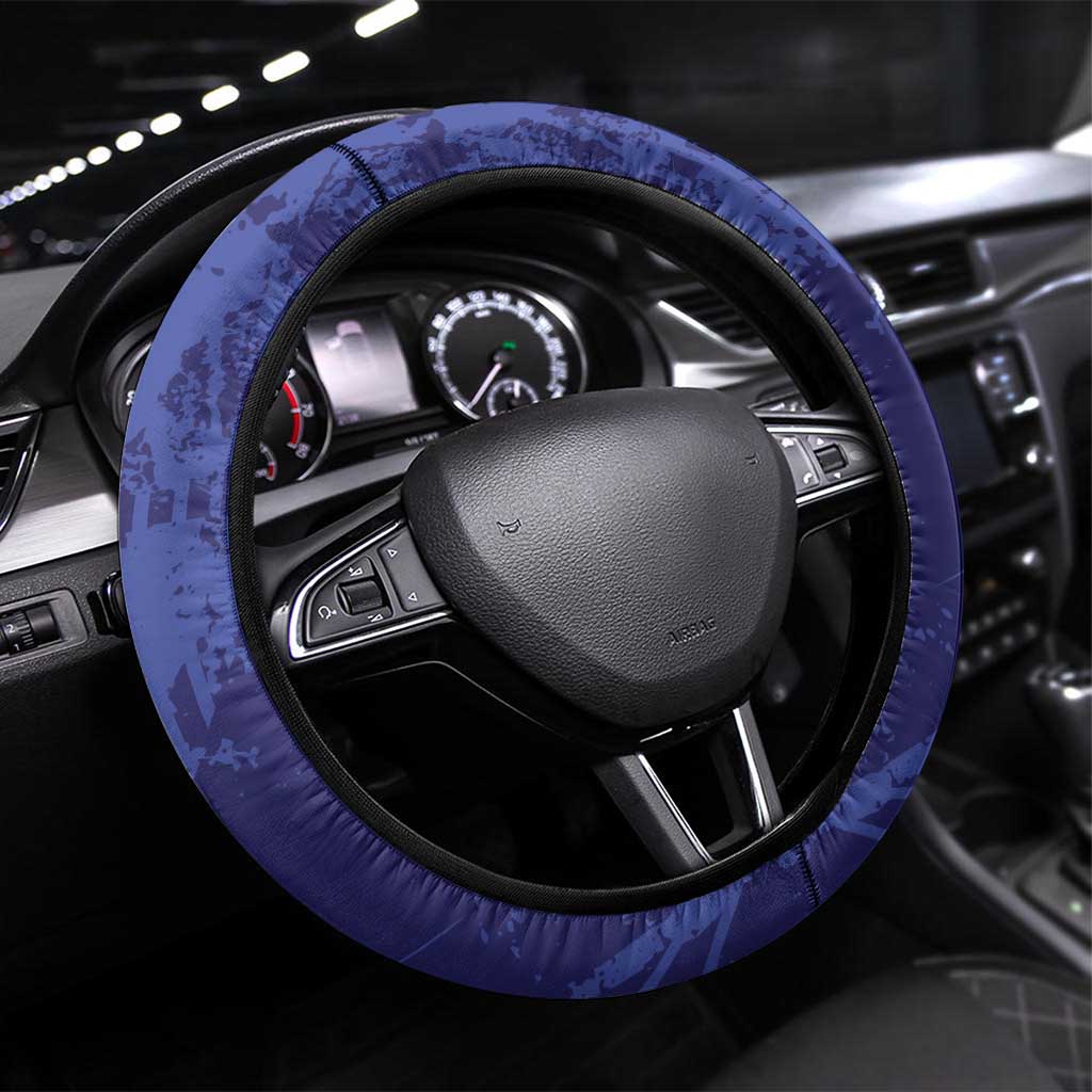 Football Chile Steering Wheel Cover Vamos La Roja - Wonder Print Shop