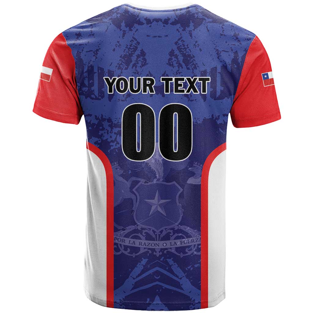 Custom Football Chile T Shirt Vamos La Roja - Wonder Print Shop