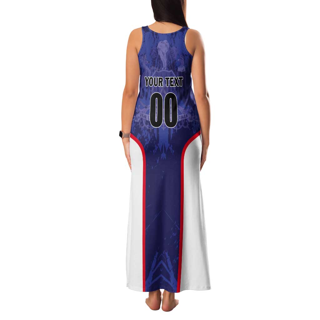 Custom Football Chile Tank Maxi Dress Vamos La Roja - Wonder Print Shop