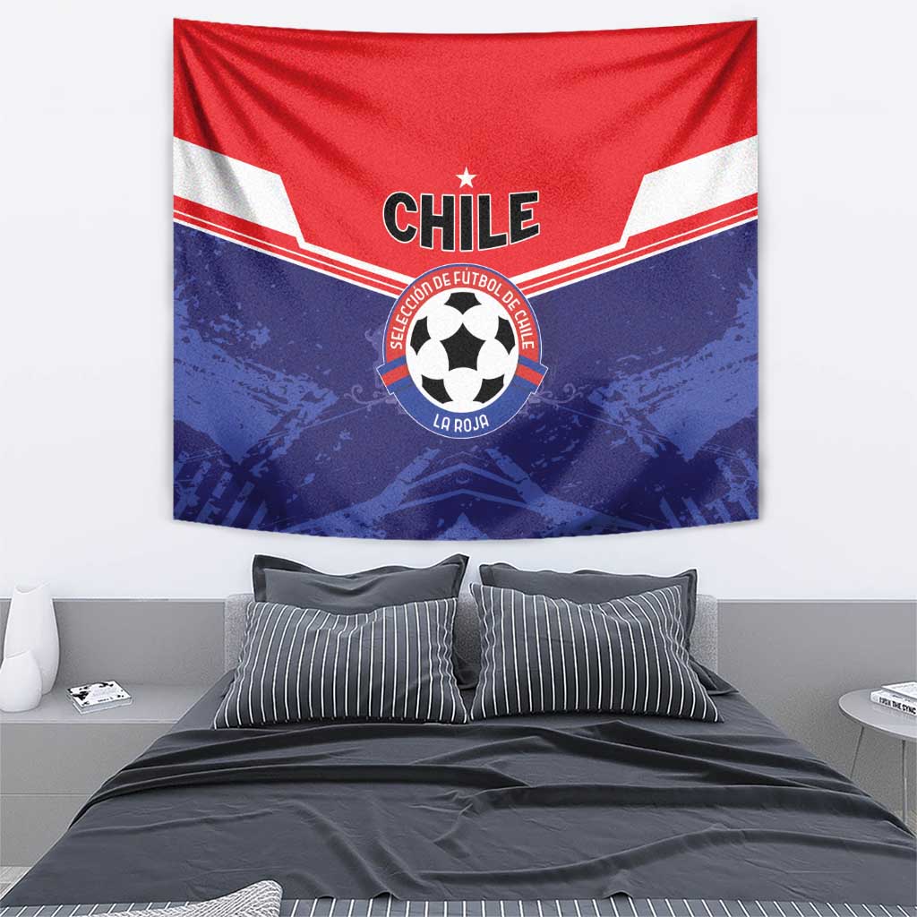 Football Chile Tapestry Vamos La Roja - Wonder Print Shop