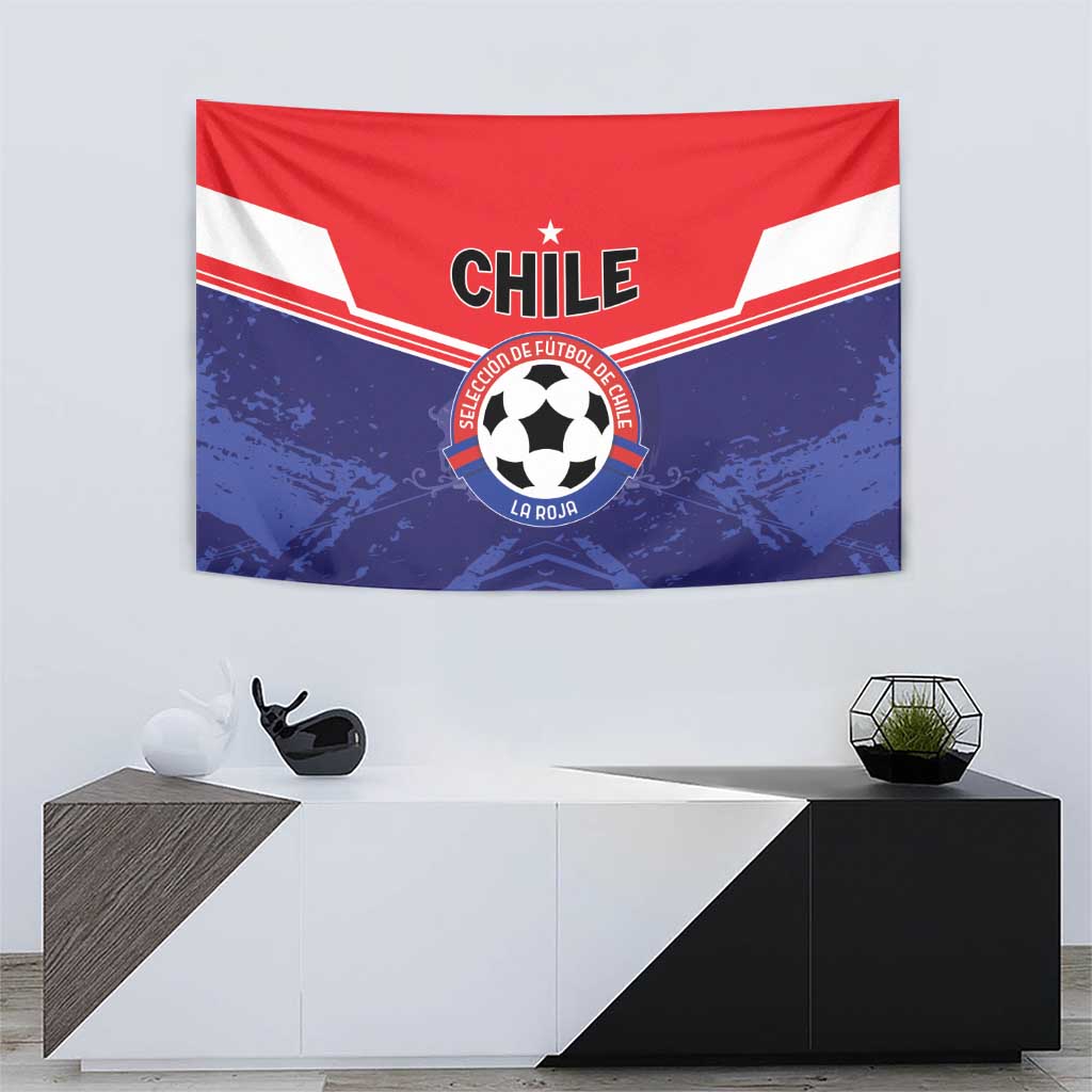 Football Chile Tapestry Vamos La Roja - Wonder Print Shop