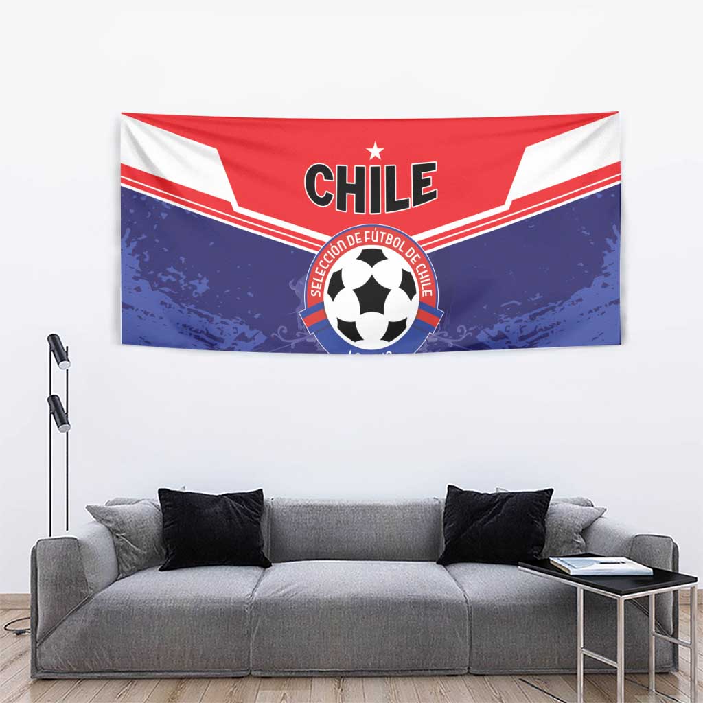 Football Chile Tapestry Vamos La Roja - Wonder Print Shop