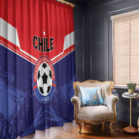 Football Chile Window Curtain Vamos La Roja - Wonder Print Shop