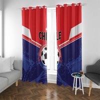 Football Chile Window Curtain Vamos La Roja - Wonder Print Shop
