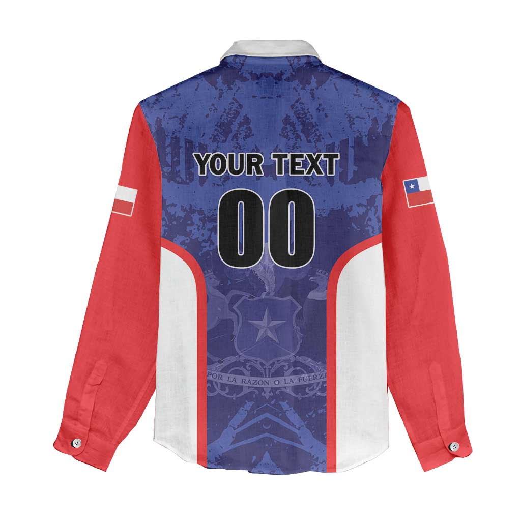 Custom Football Chile Women Casual Shirt Vamos La Roja - Wonder Print Shop