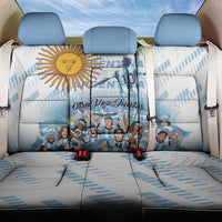 Argentina 2024 Football Champions Back Car Seat Cover Vamos La Seleccion Otra Vez Juntos - Wonder Print Shop