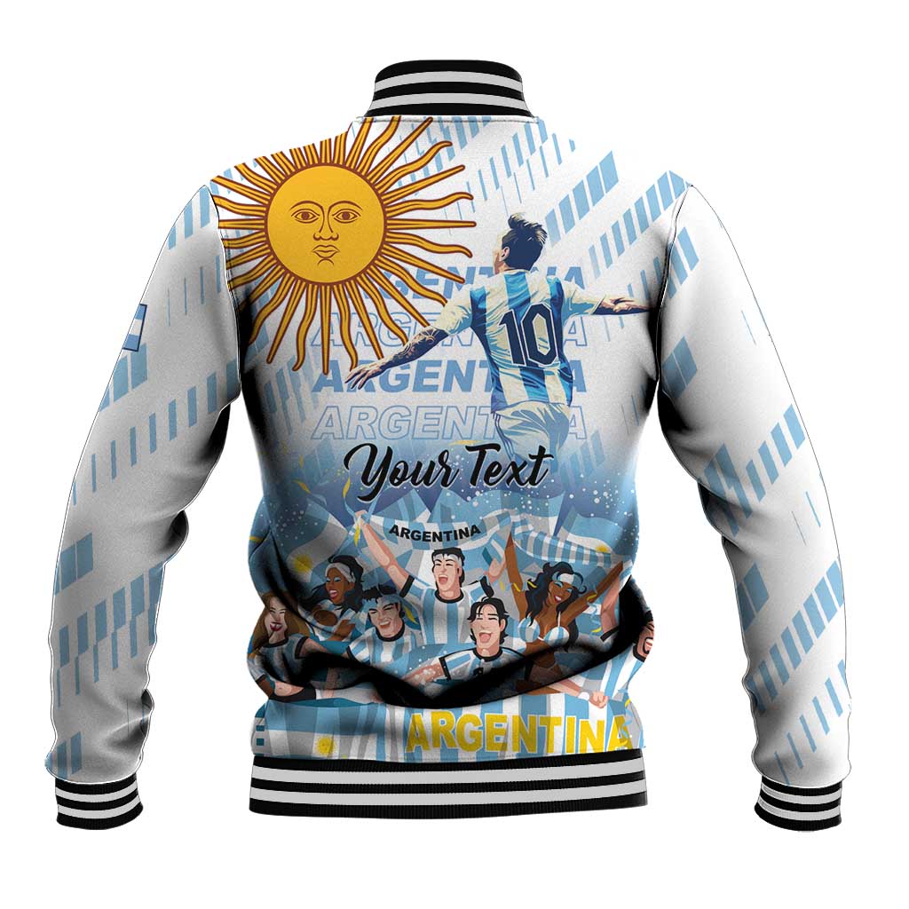 Argentina 2024 Football Champions Baseball Jacket Vamos La Seleccion Otra Vez Juntos - Wonder Print Shop